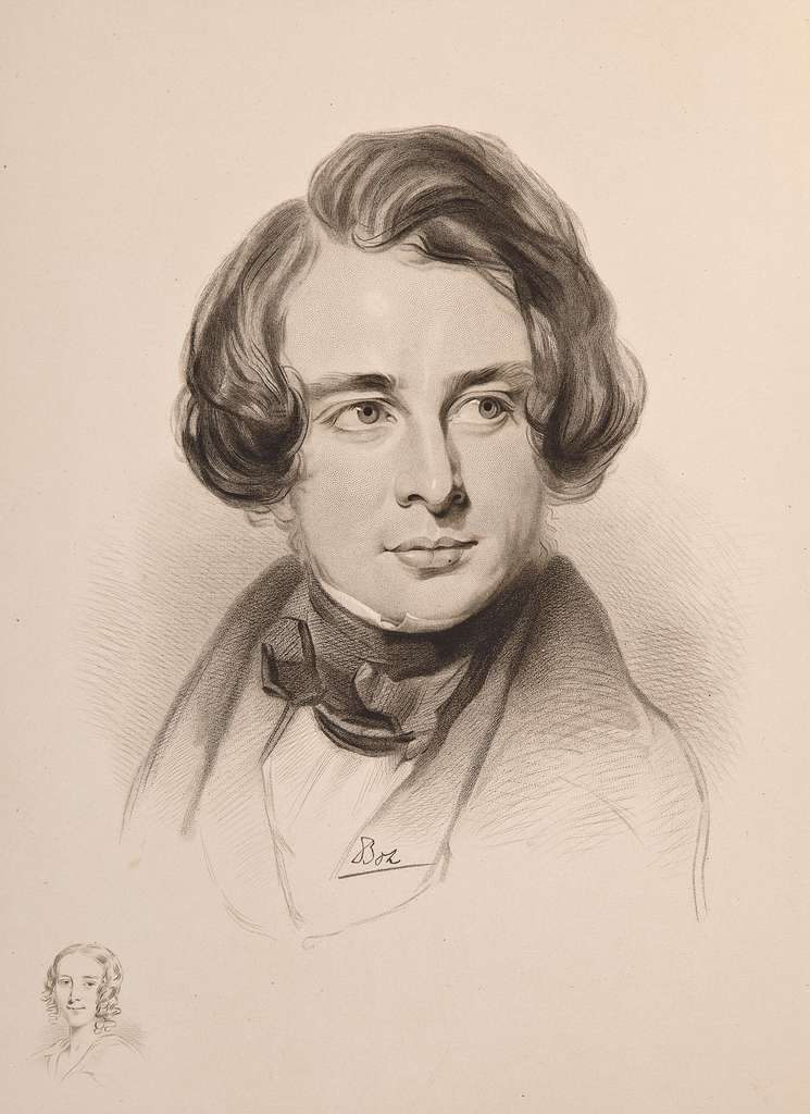 Image of Charles Dickens in 1842.